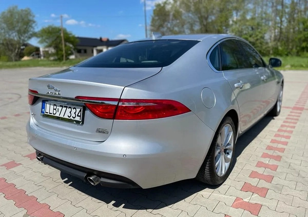 Jaguar XF cena 89000 przebieg: 93000, rok produkcji 2018 z Lubartów małe 781